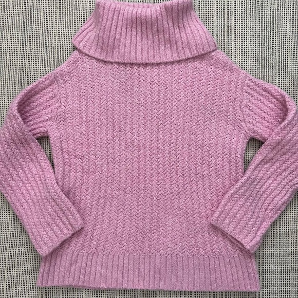 Maeve by Anthropologie Pink Turtleneck Pullover Sweater - Picture 5 of 7